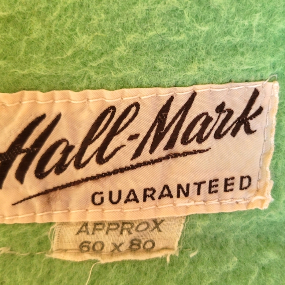 Vintage Wool Blend Blanket 60x80 - Picture 10 of 12